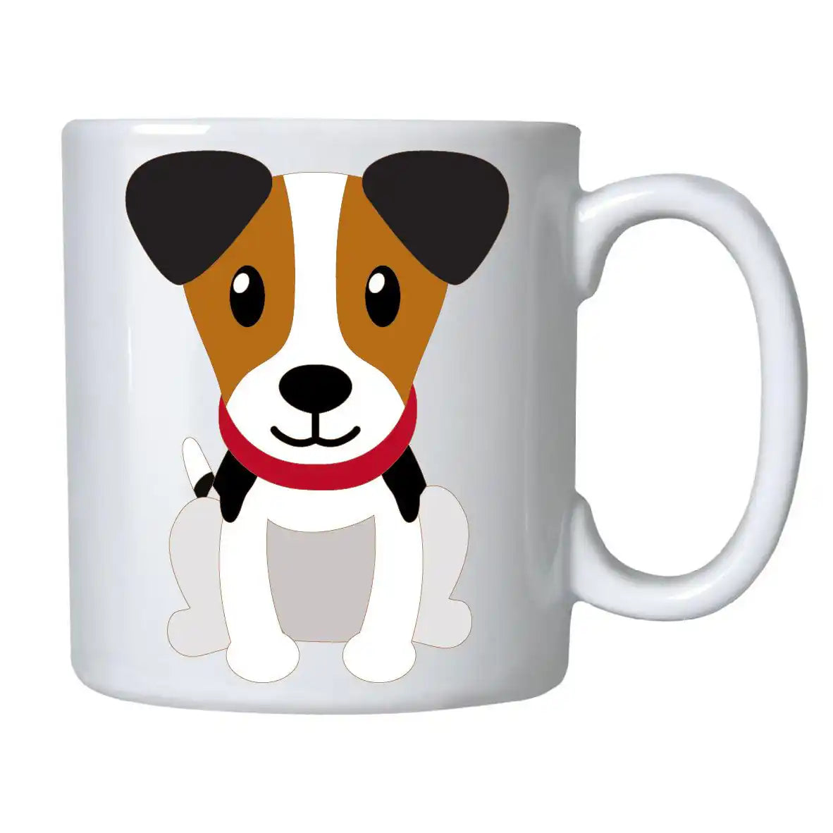 Caneca de Animais Jack Russel em Cerâmica Cucawik - Cucawik