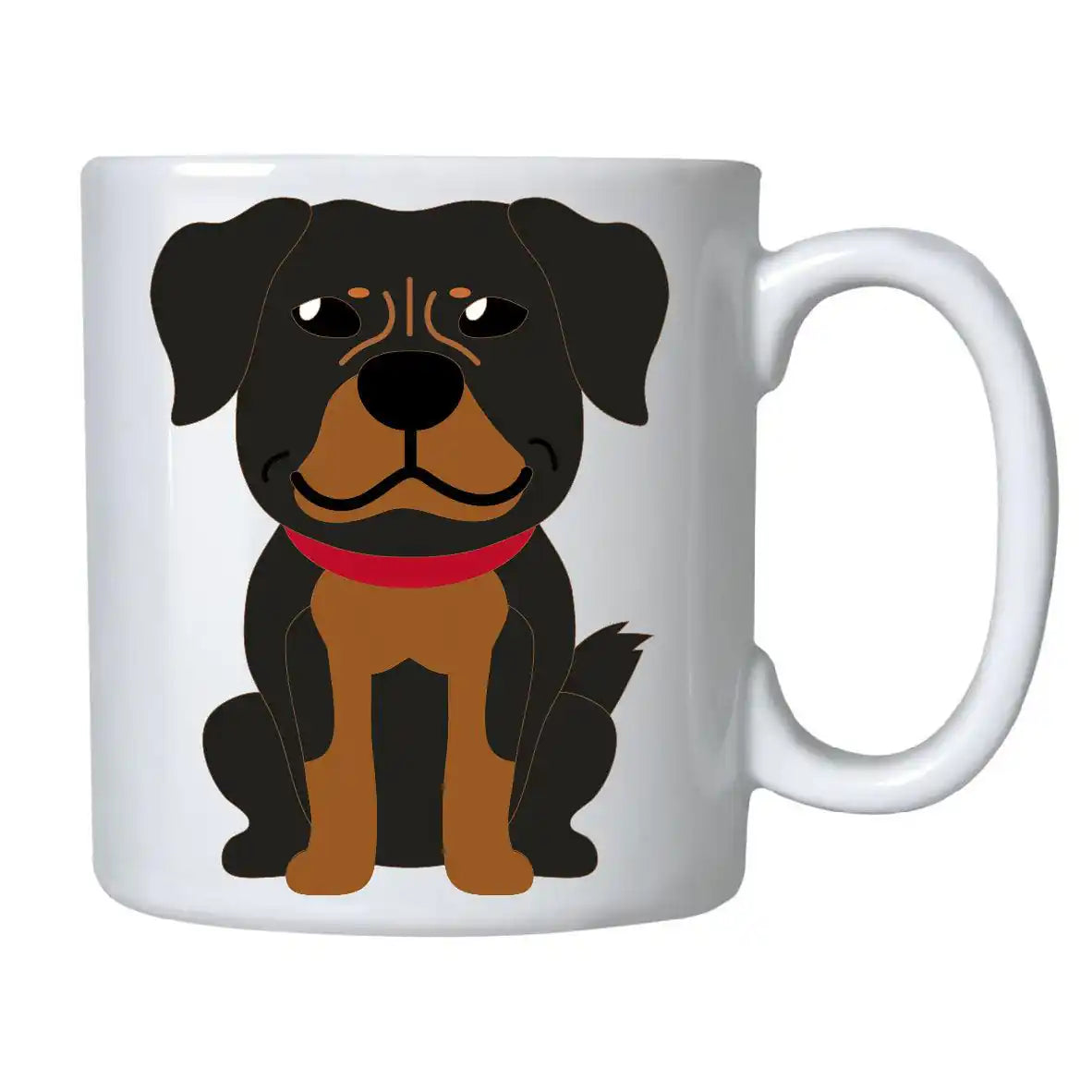Caneca de Animais Rottweiler em Cerâmica Cucawik - Cucawik