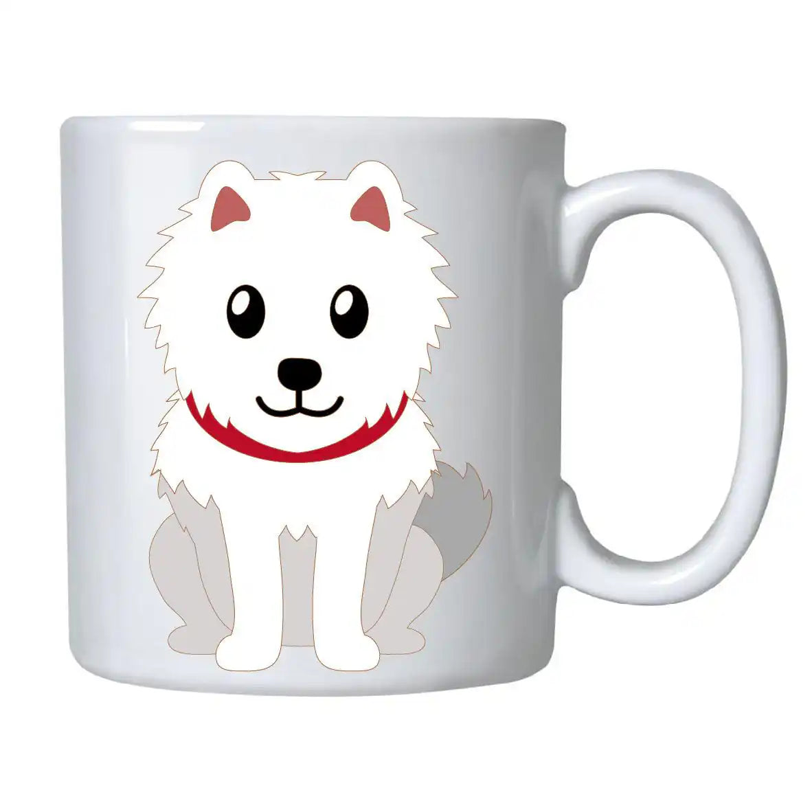 Caneca de Animais Japanese Spitz em Cerâmica Cucawik - Cucawik