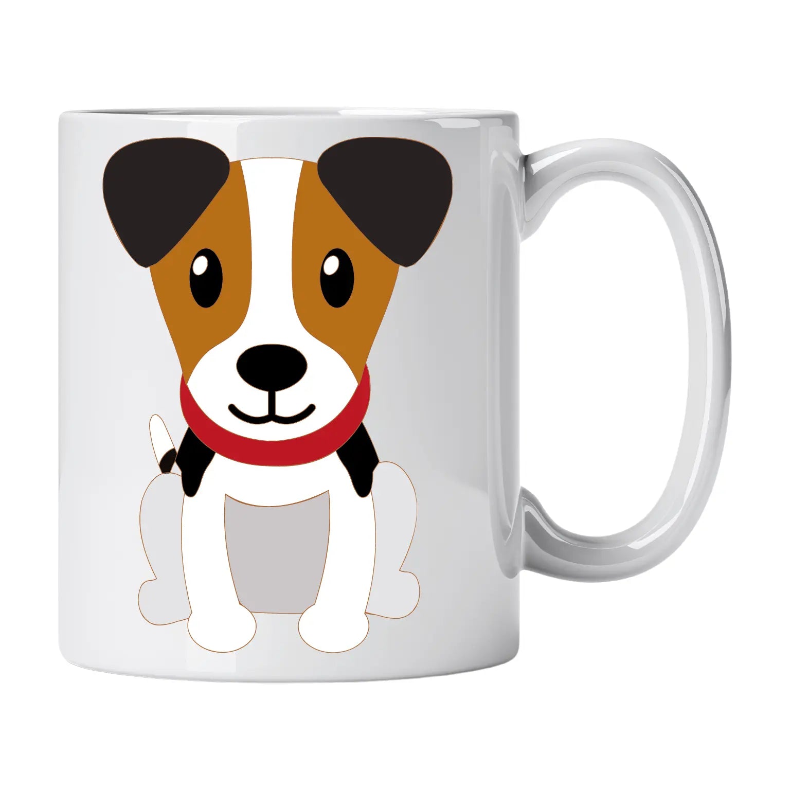 Caneca de Cerâmica Cão Jack Russel | Cucawik