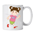 Caneca de Cerâmica Atleta de Atletismo Mulher | Cucawik