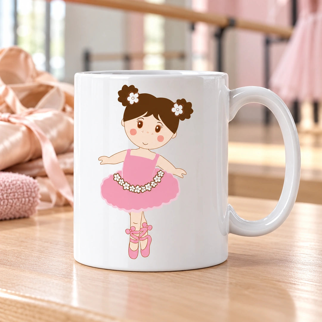 Caneca de Cerâmica Bailarina em ambiente lifestyle | Cucawik