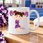 Caneca de Cerâmica Cheerleader em ambiente lifestyle | Cucawik