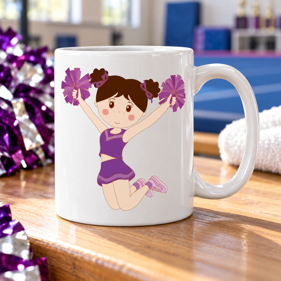 Caneca de Cerâmica Cheerleader em ambiente lifestyle | Cucawik
