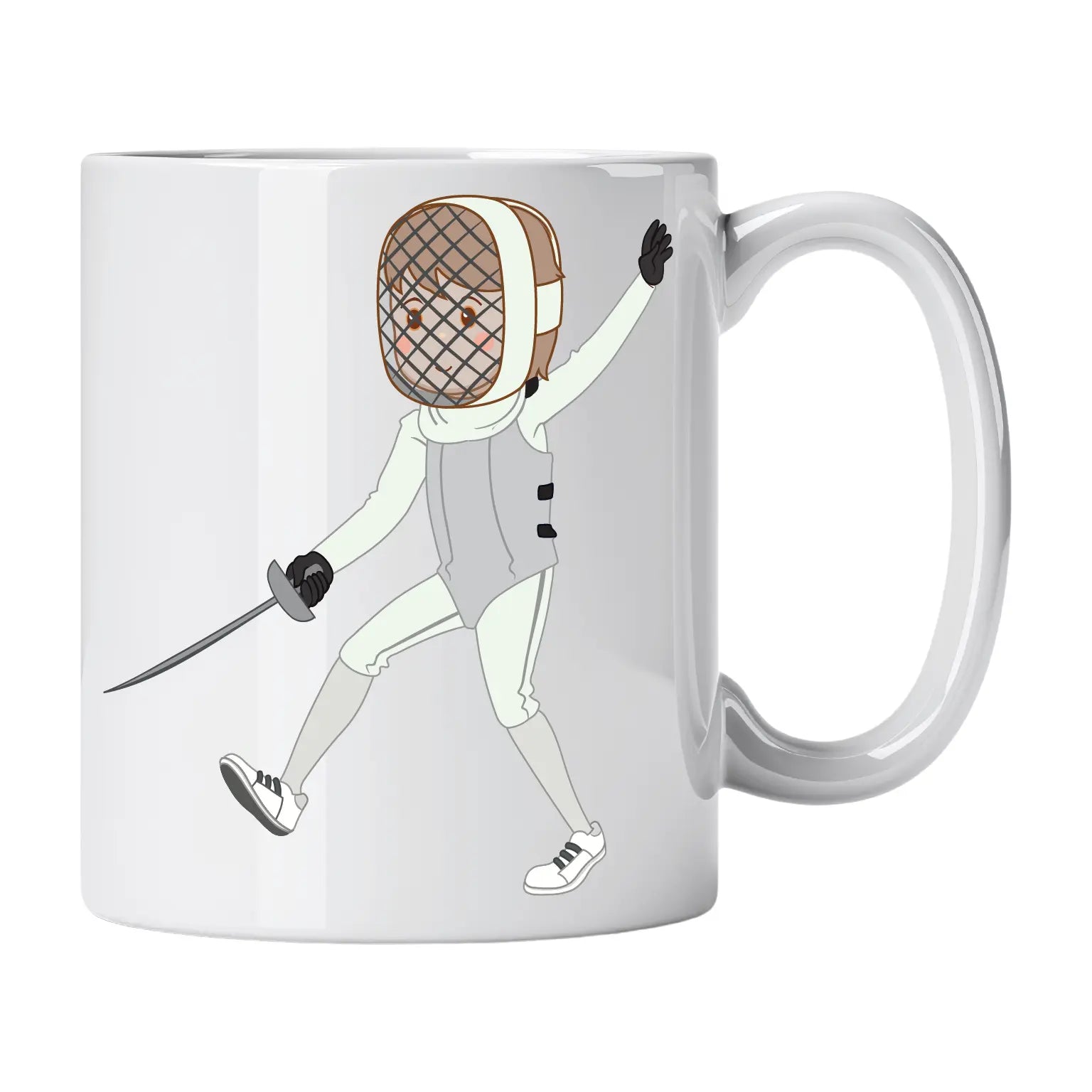 Caneca de Cerâmica Esgrimista | Cucawik