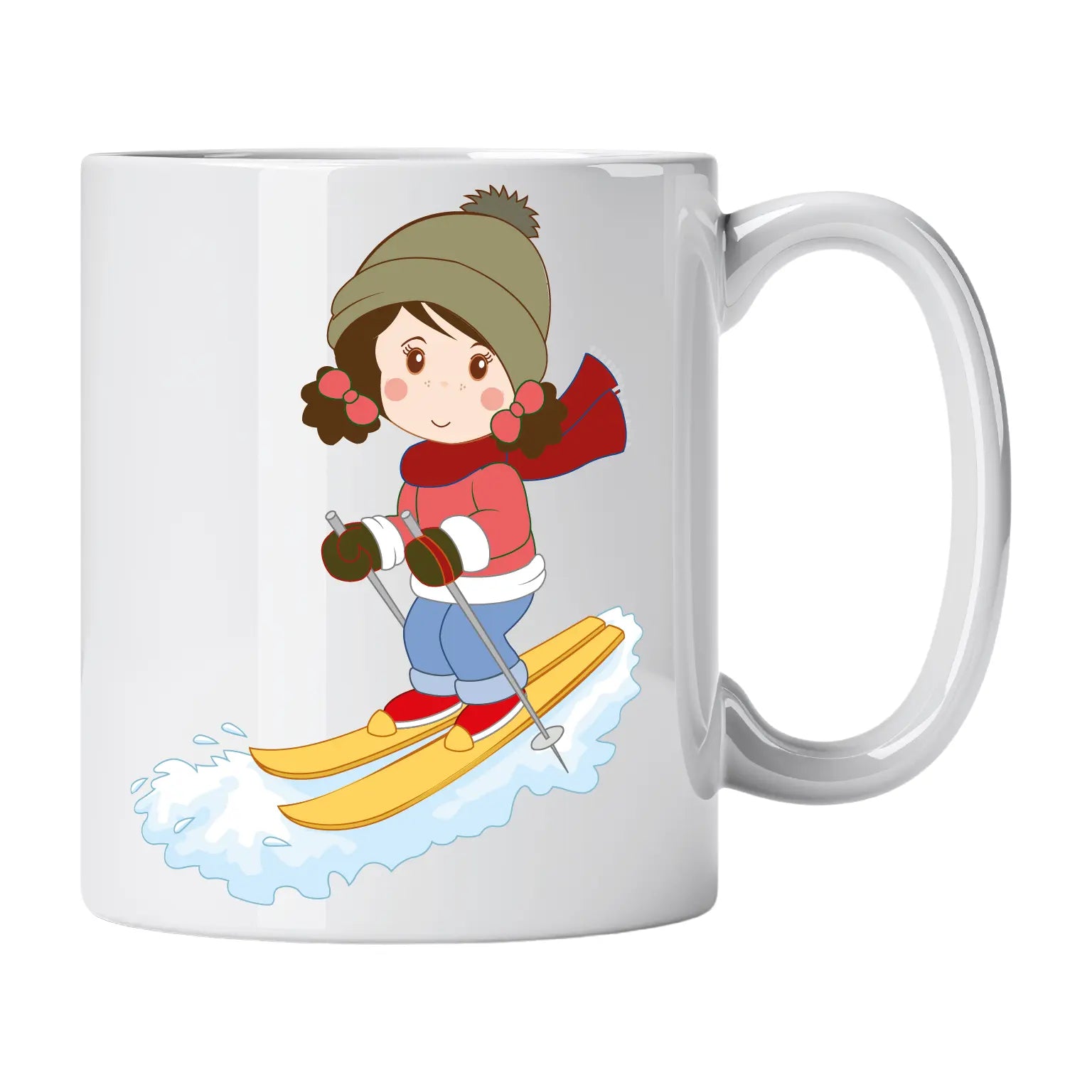 Caneca Esquiador e Esquiadora Cucawik