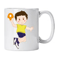 Caneca de Cerâmica Jogador de Andebol | Cucawik