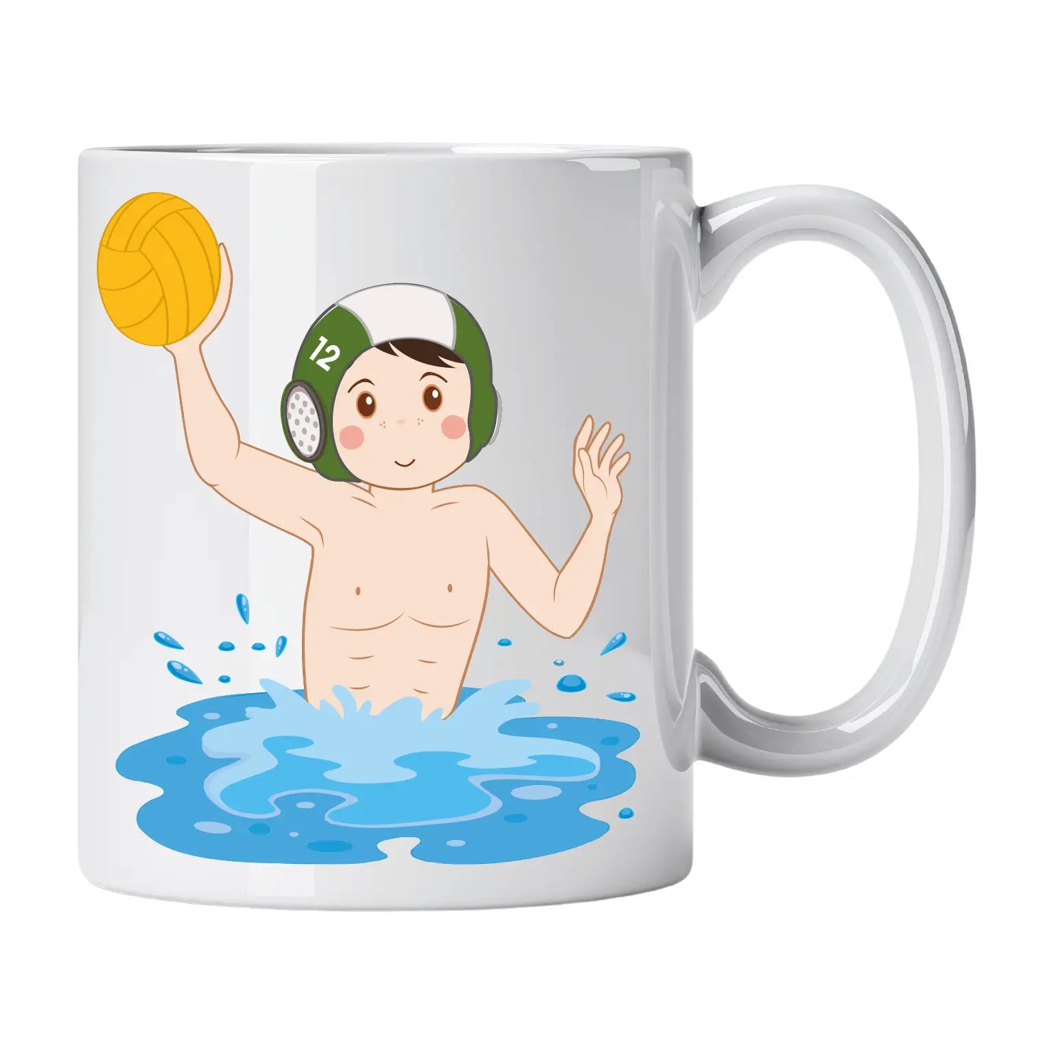 Water Polo Player Mug Cucawik