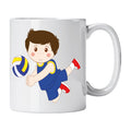 Caneca de Cerâmica Jogador de Voleibol | Cucawik