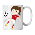 Caneca de Cerâmica Jogadora de Futebol do Benfica | Cucawik