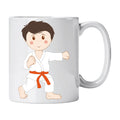 Caneca de Cerâmica Judoca e Karateca Homem | Cucawik