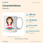 Caneca de Cerâmica Meditação — Características | Cucawik