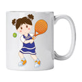 Caneca de Cerâmica Jogadora de Padel | Cucawik