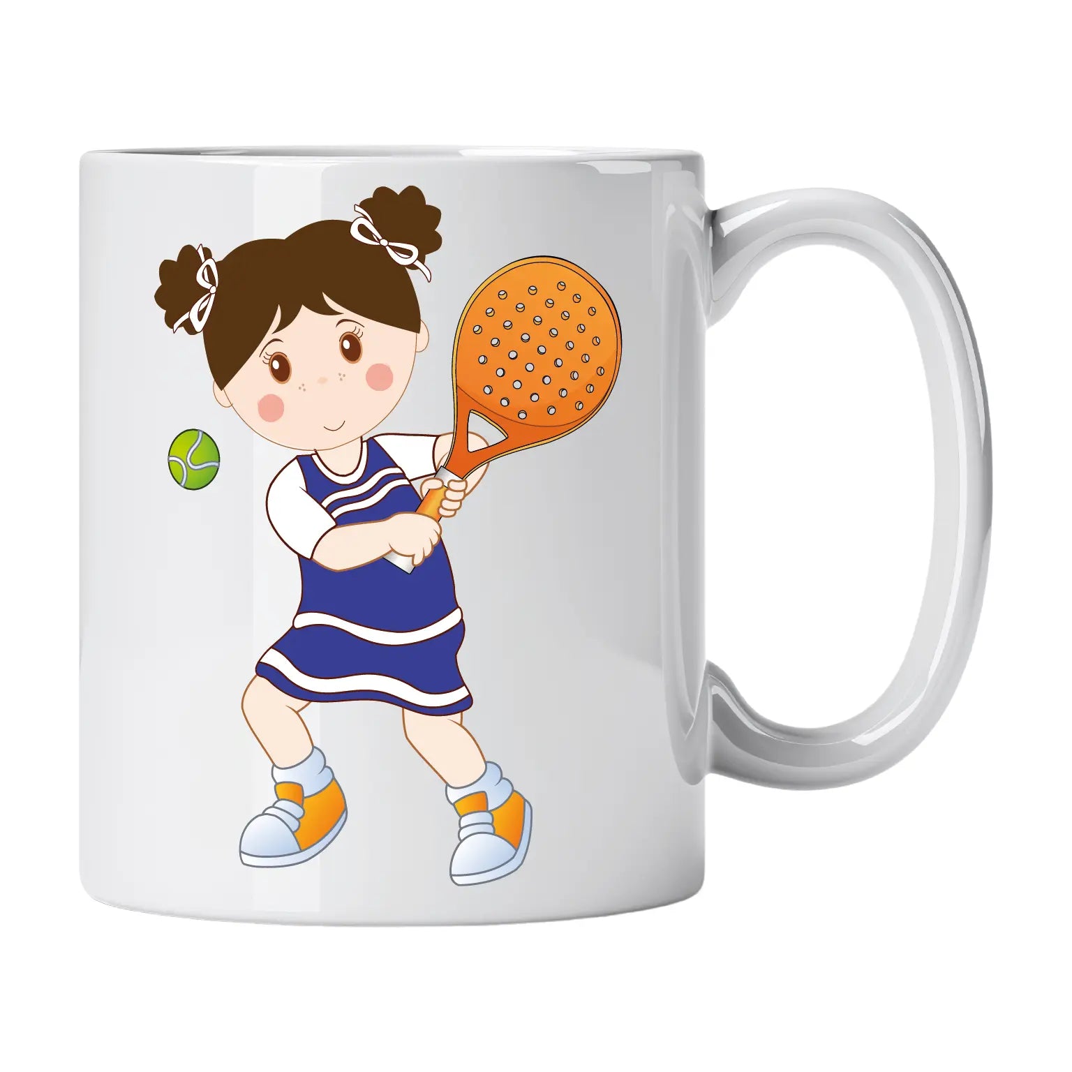 Caneca de Cerâmica Jogadora de Padel | Cucawik