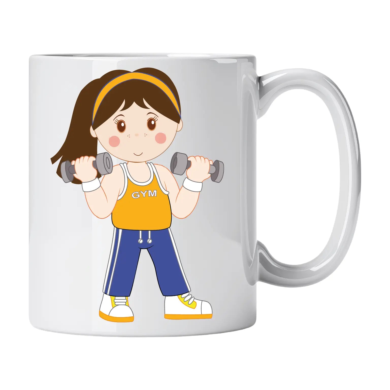 Caneca de Cerâmica Personal Trainer Mulher | Cucawik