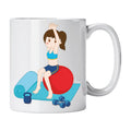 Caneca de Cerâmica Pilates | Cucawik