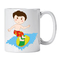 Caneca de Cerâmica Surfista Homem | Cucawik