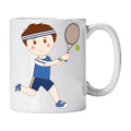 Caneca de Cerâmica Jogador de Ténis | Cucawik