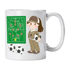 Caneca de Cerâmica Treinadora de Futebol | Cucawik