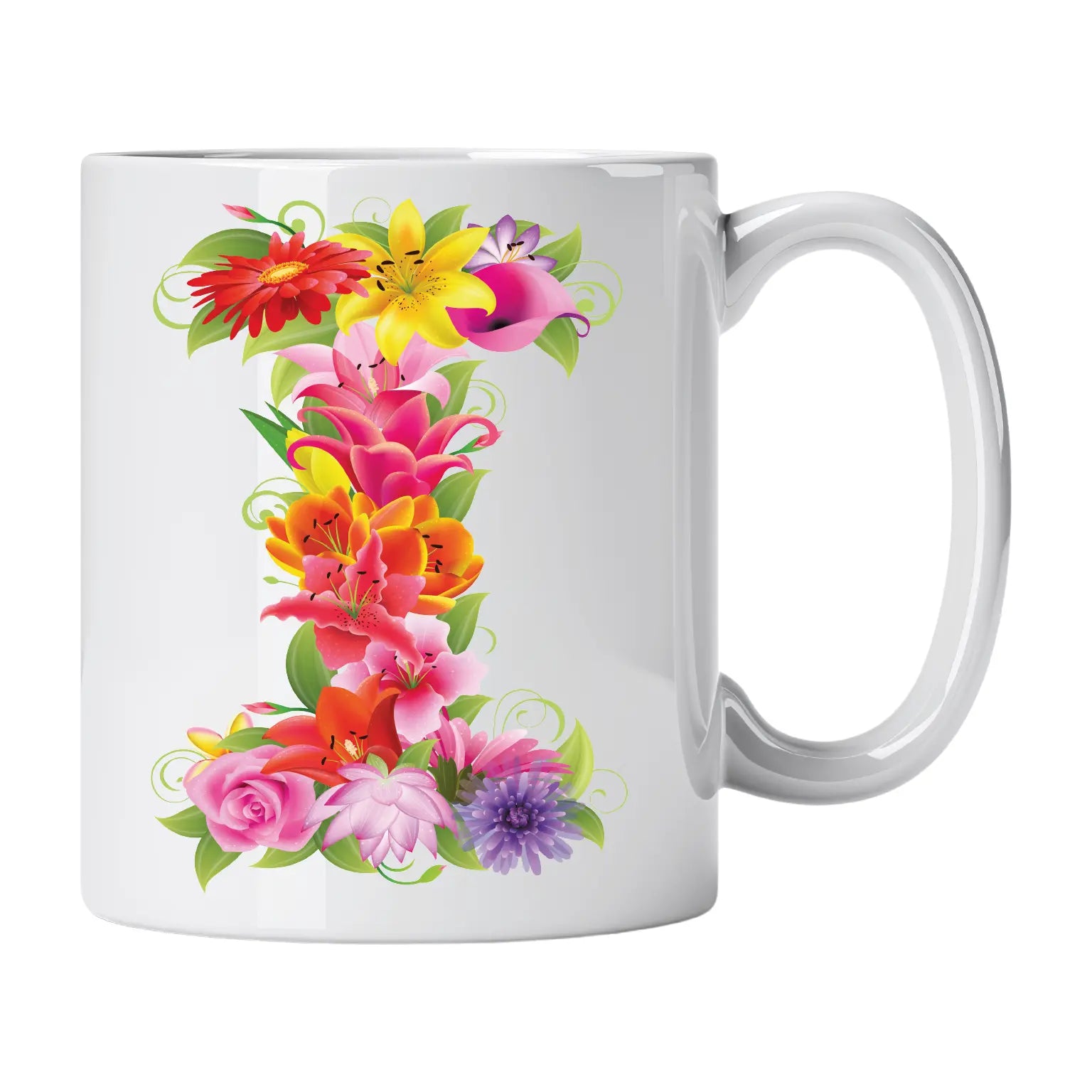 Caneca com Letra de Flores I Cucawik - Cucawik