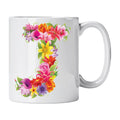 Caneca com Letra de Flores J Cucawik - Cucawik