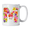 Caneca com Letra de Flores M Cucawik - Cucawik