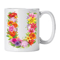 Caneca com Letra de Flores U Cucawik - Cucawik