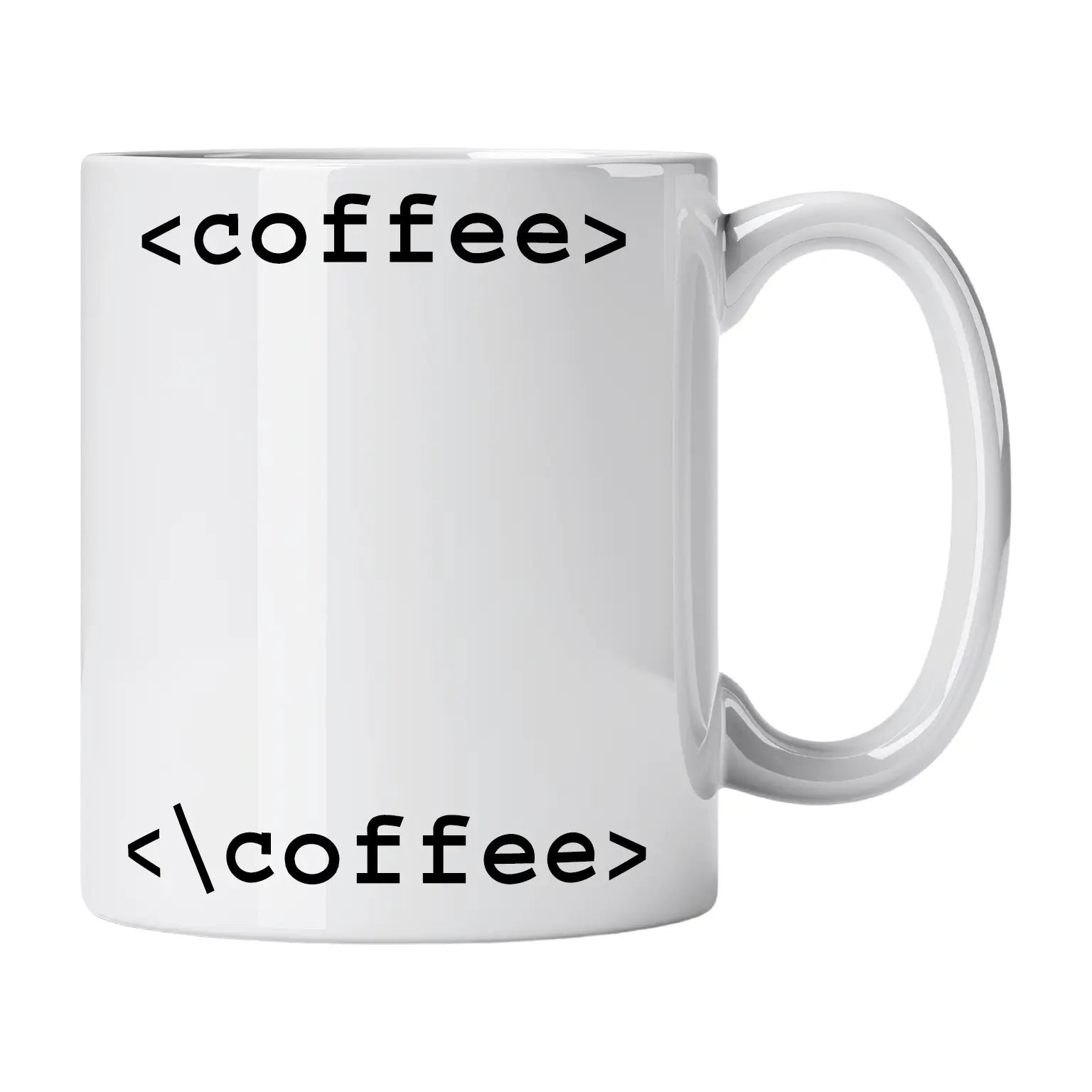 Caneca com Frase "<coffee> <\coffee>" Cucawik - Cucawik