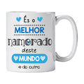 Caneca com Frase "És o Melhor Namorado Deste Mundo e do Outro" Cucawik - Cucawik