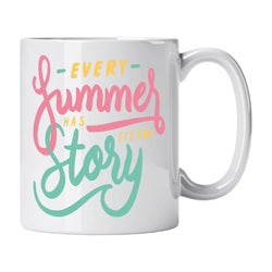 Caneca de Cerâmica com Frase "Every Summer Has Its Own Story" | Cucawik