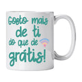 Caneca com Frase "Gosto Mais de Ti do que de Wi-Fi Grátis!" Cucawik - Cucawik