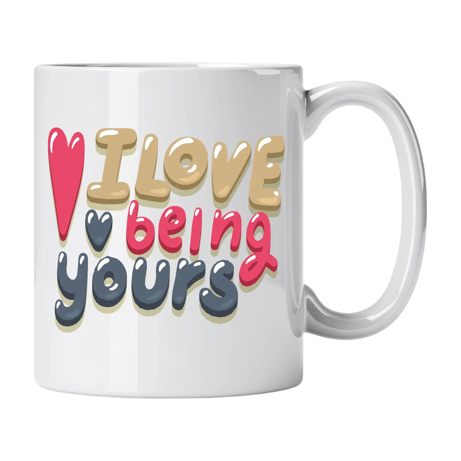 Caneca com Frase "I Love Being Yours" Cucawik - Cucawik