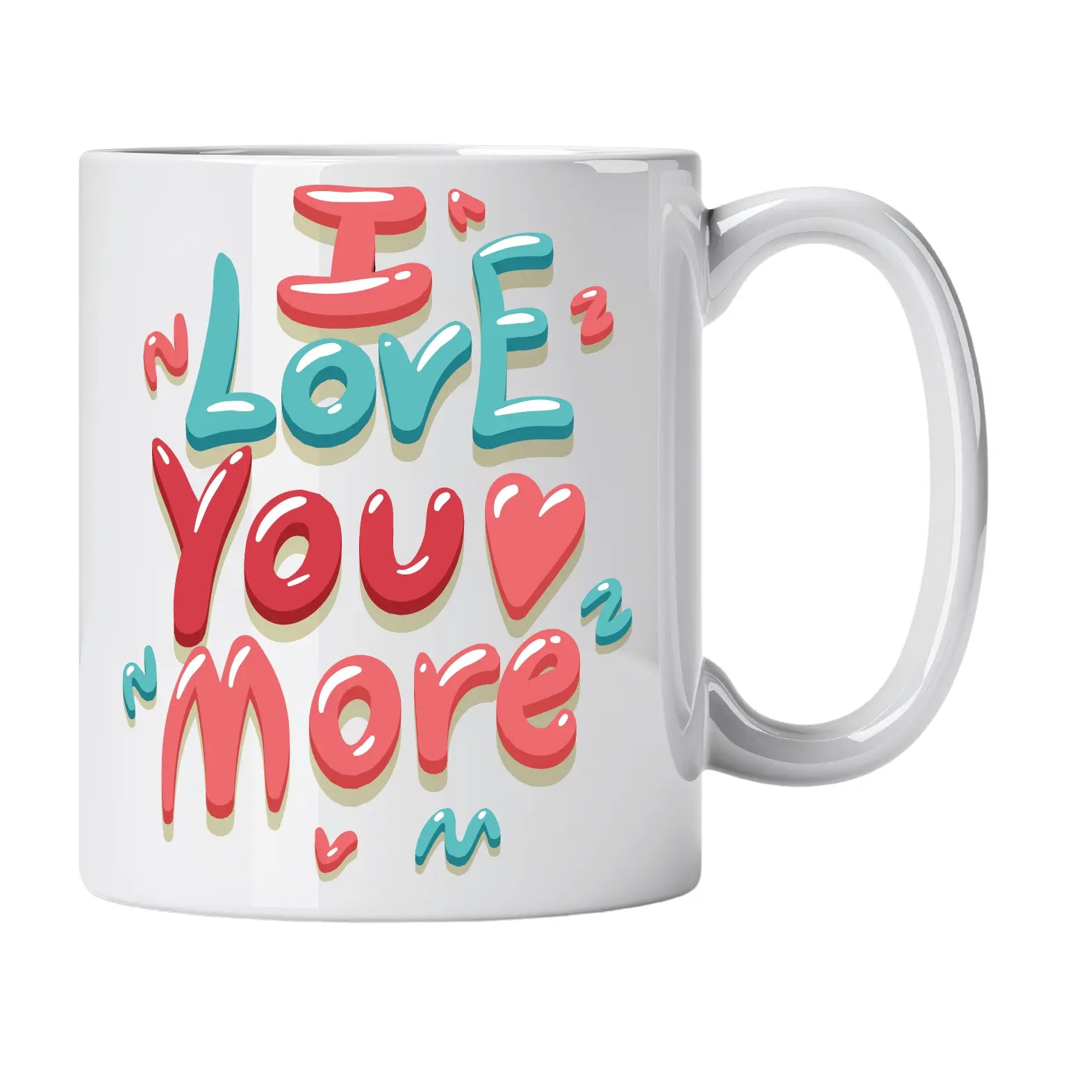 Caneca com Frase "I Love You More" Cucawik - Cucawik