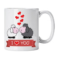 Caneca com Ovelhas e Frase "I Love You" Cucawik - Cucawik