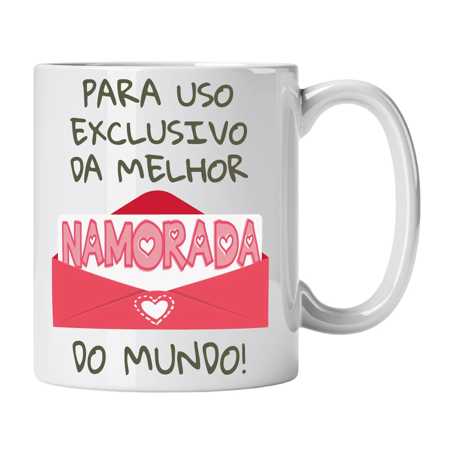 Mug with Phrase "For the Exclusive Use of the Best Girlfriend in the World" Cucawik