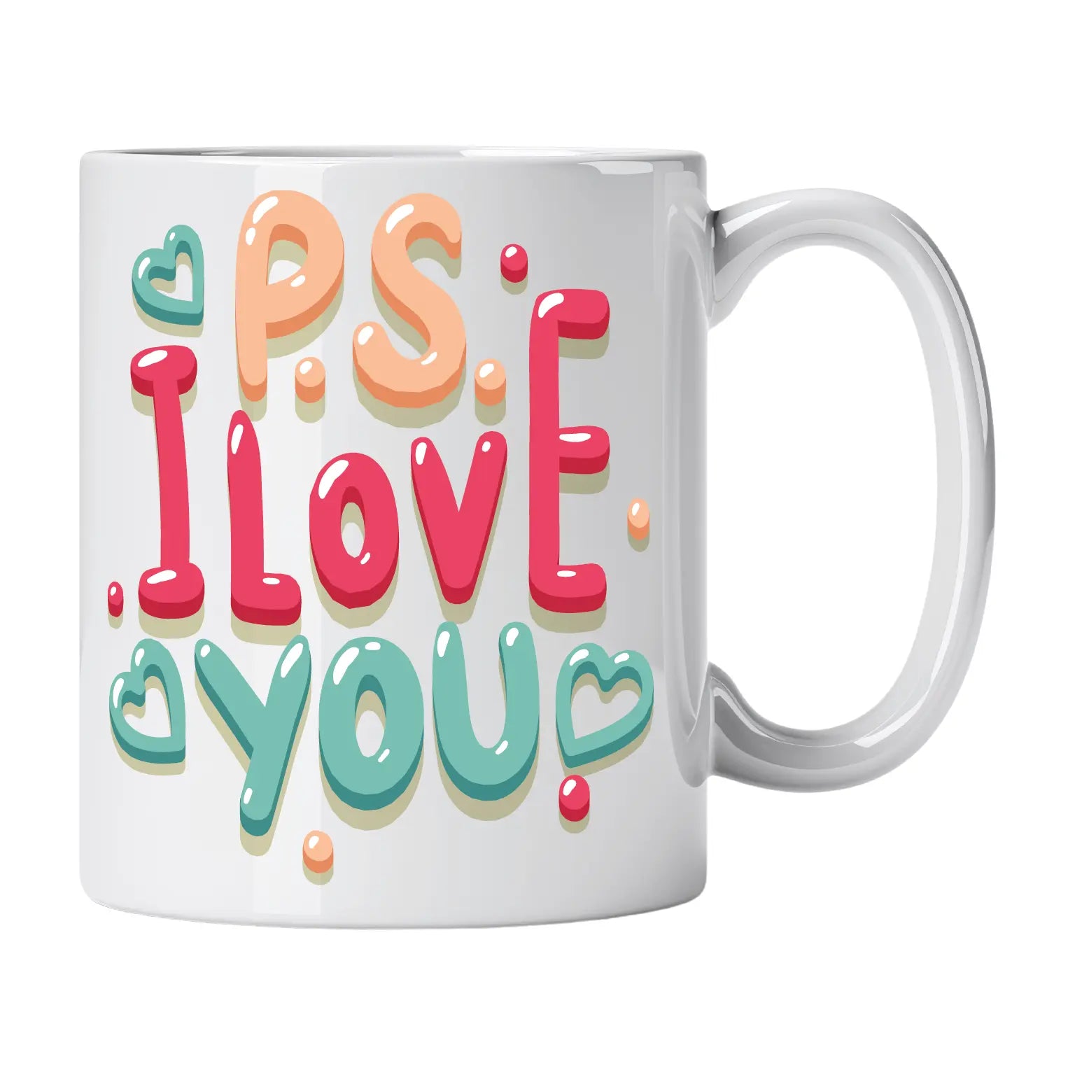 Caneca com Frase "P.S. I Love You" Cucawik - Cucawik