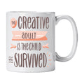 Caneca com Frase "The Creative Adult Is the Child Who Survived" Cucawik - Cucawik