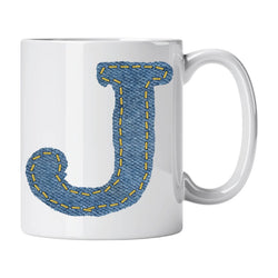 Caneca de Cerâmica com Letra J de Ganga | Cucawik