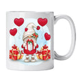 Caneca com Gnomo de Natal e Balões de Corações | Cucawik