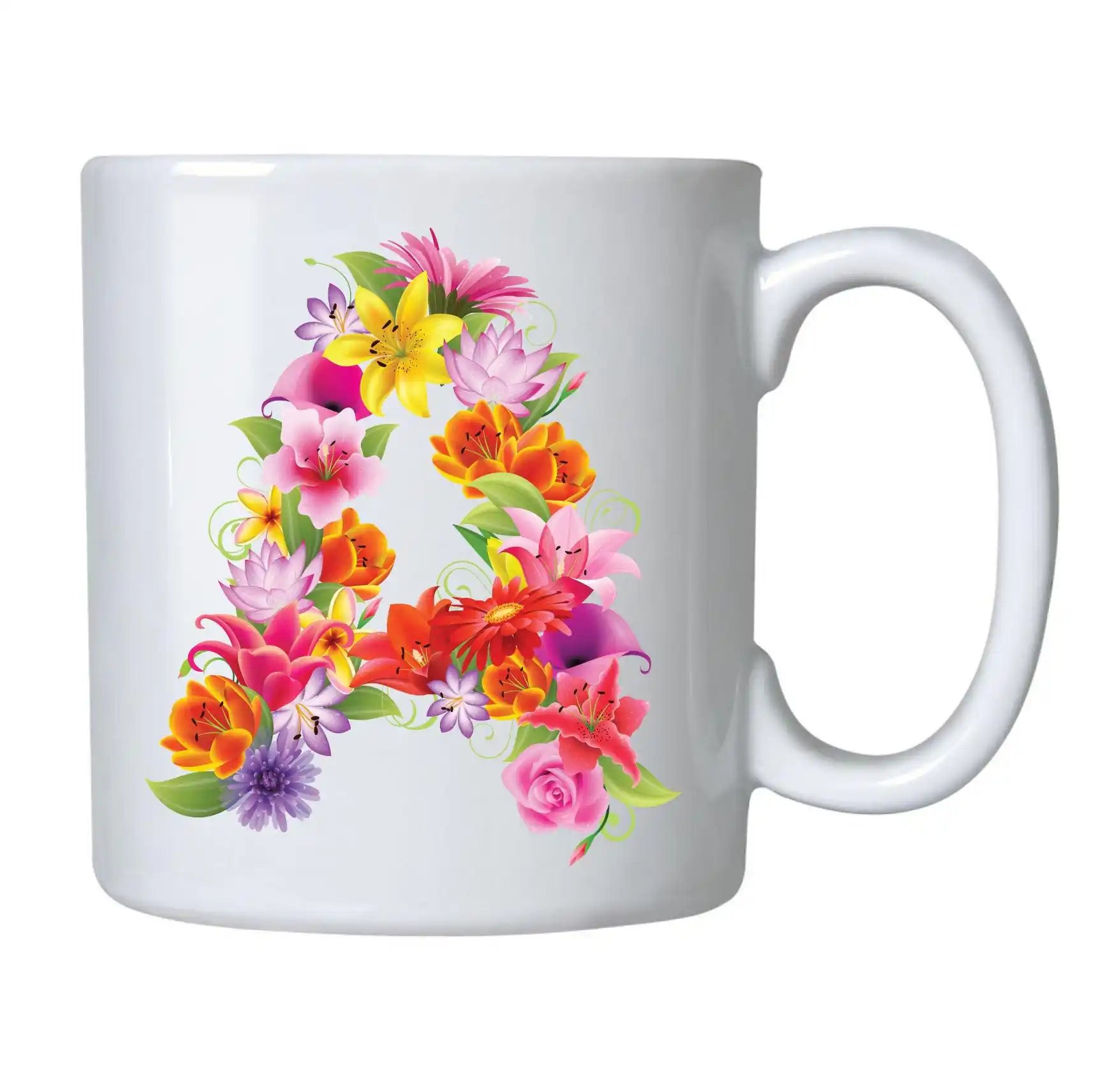 CANECAS LETRAS FLORES - Cucawik