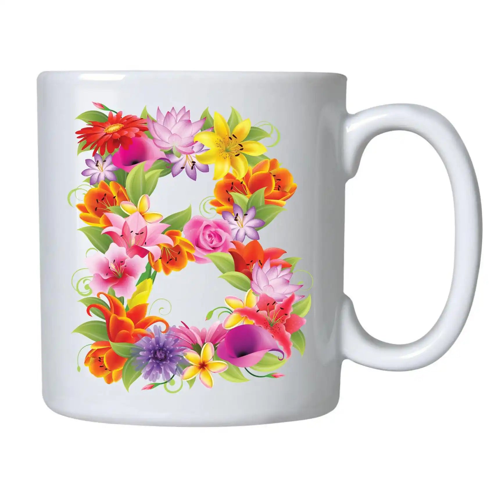 CANECAS LETRAS FLORES - Cucawik