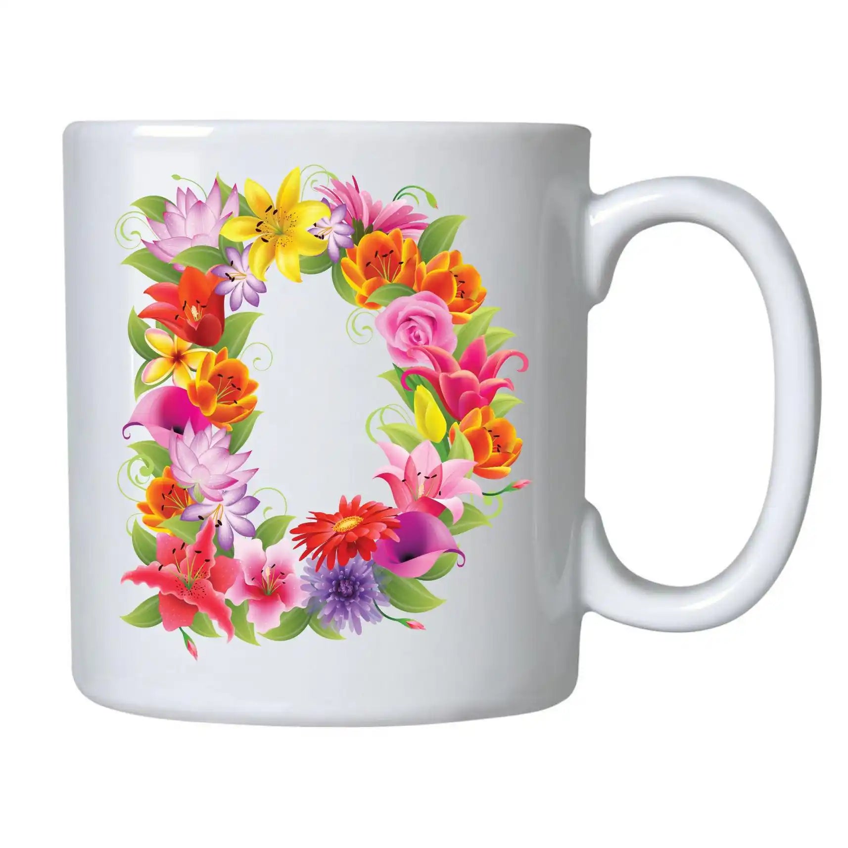 CANECAS LETRAS FLORES - Cucawik