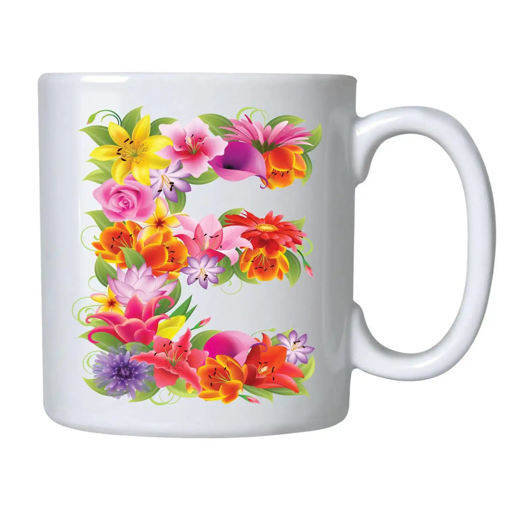 CANECAS LETRAS FLORES - Cucawik