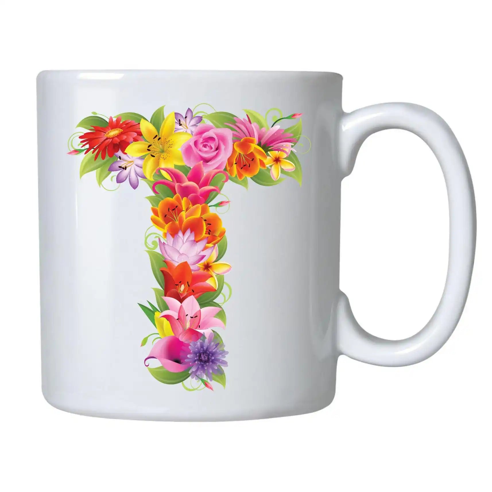 CANECAS LETRAS FLORES - Cucawik