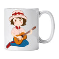 Caneca de Cerâmica Violista Mulher | Cucawik