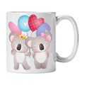 Caneca de Namorados com Coalas e Balões | Cucawik