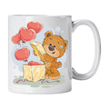 Caneca de Namorados com Urso e Caixa Surpresa com Balões | Cucawik