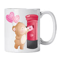Caneca de Namorados com Urso e Caixa de Correio | Cucawik