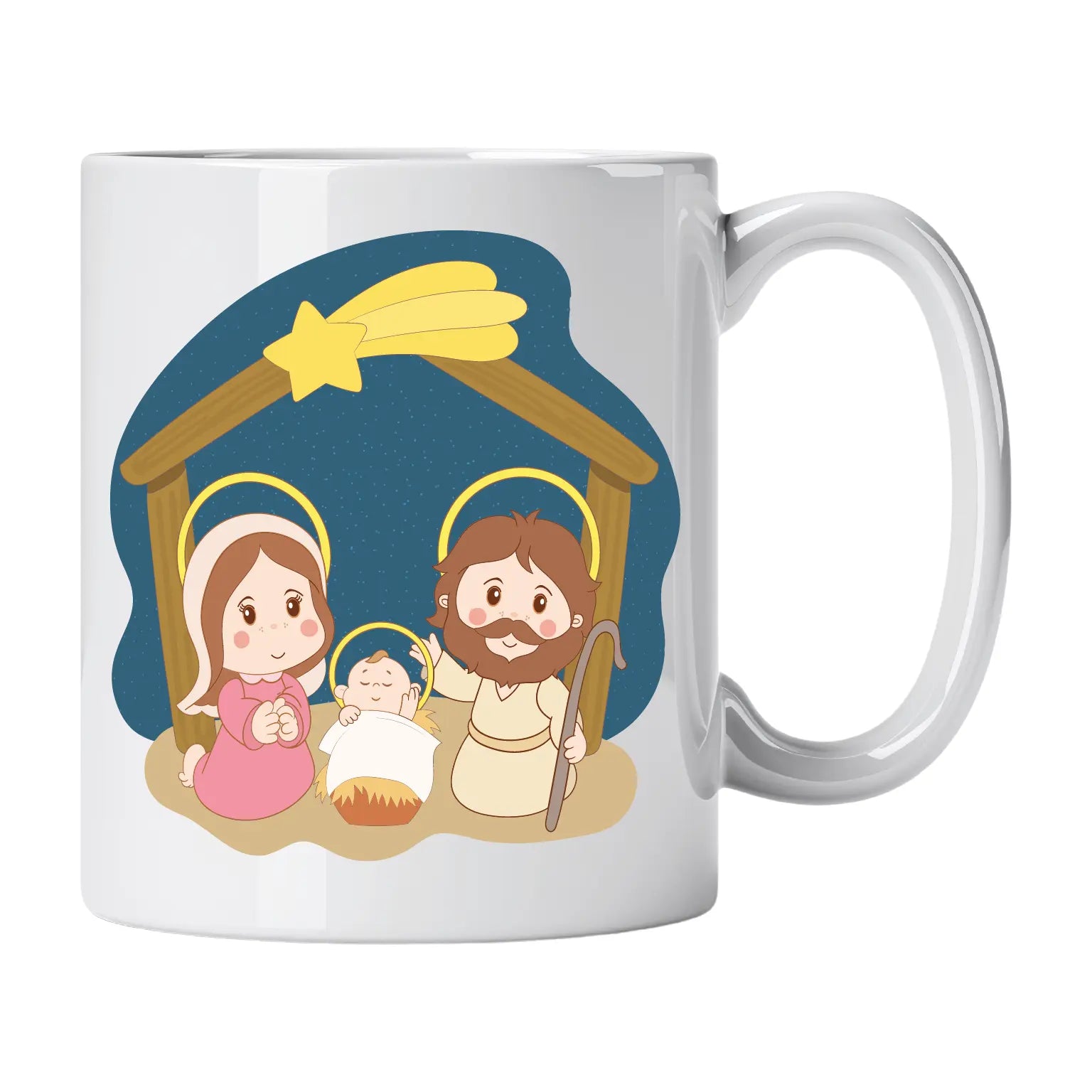 Caneca com Presépio de Natal | Cucawik
