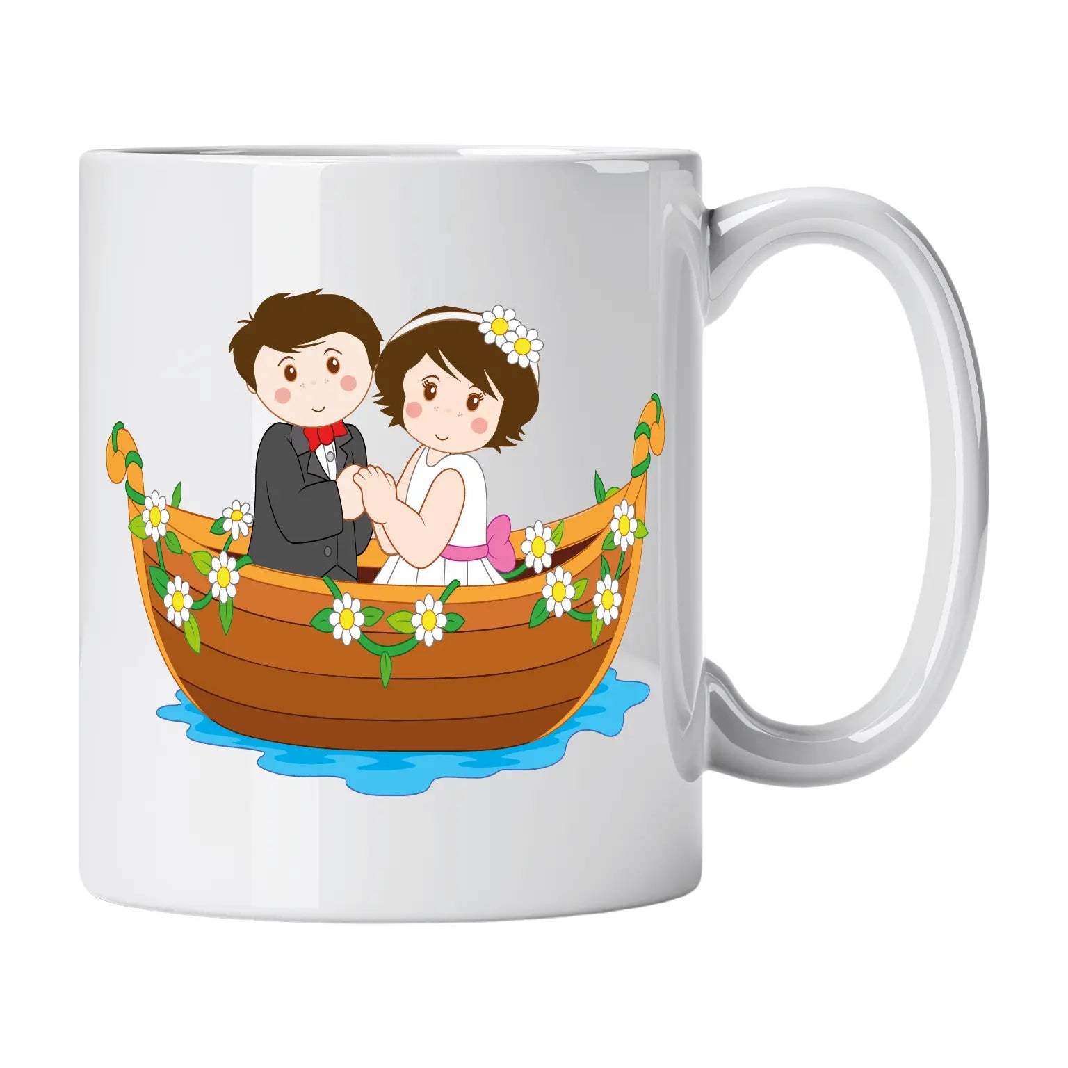 Caneca de Noivos na Gôndola | Cucawik